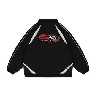 ÁO KHOÁC DÙ HAI LỚP/JACKET UNISEX FORM RỘNG NAM NỮ HỌA TIẾT IN JMK giá sỉ - giá bán buôn