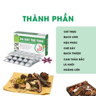 Dạ Dày Tuệ Tĩnh - Hỗ Trợ Tiêu Hóa, Giảm Đau Dạ Dày, Ngăn Ngừa Viêm Loét Dạ Dày Từ Thảo Dược, hộp 30 viên