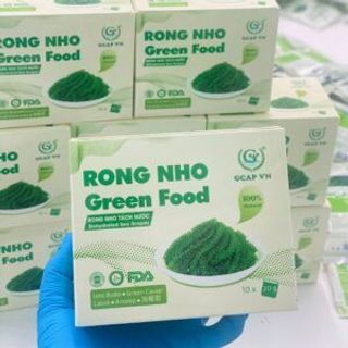 Rong nho tách nước GREEN FOOD - Hộp 200g