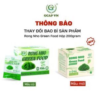 Rong nho tách nước GREEN FOOD - Hộp 200g
