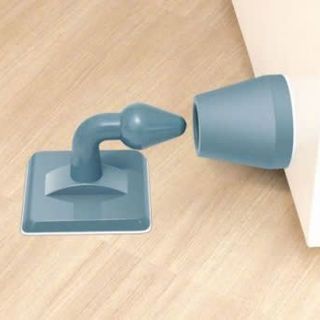 Dụng Cụ Chắn Cửa Silicone Chống Va Đập Đế Vuông