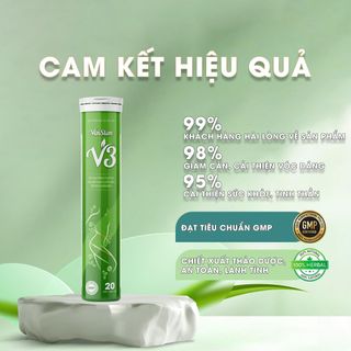 VinSlim V3 - Viên Sủi Giảm Cân Hiệu Quả, Đốt Mỡ Thừa Tự Nhiên, An Toàn Từ Thảo Dược, Sản Phẩm Của Mộc Tỳ Vị, hộp 20 viên
