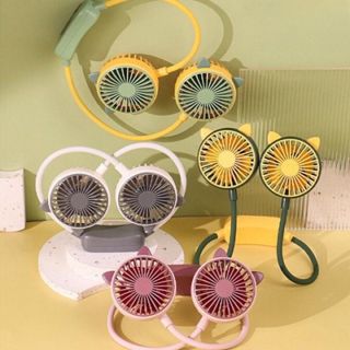 QUẠT TÍCH ĐIỆN MINI QUÀNG CỔ SIÊU MÁT