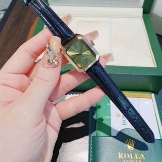XẢ KHO ĐỒNG HỒ NỮ THỜI TRANG ROLET DA CHỮ NHẬT MINI