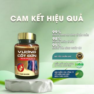 Viên xương khớp Vương Cốt Đơn - Hỗ Trợ Chữa Đau Xương Khớp, Tăng Cường Sức Khỏe Cơ Xương, Giảm Viêm, Đau Nhức, hộp 60 viên