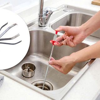 Dụng Cụ Thông Tắc 2in1 Gắp Rác Tiện Lợi