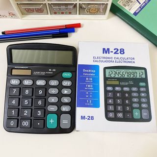 MÁY TÍNH CẦM TAY ĐỂ BÀN 12 SỐ M28