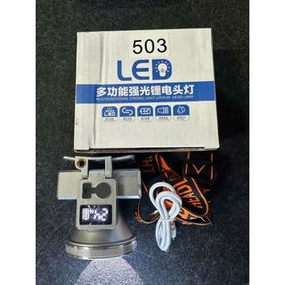 ĐÈN PIN ĐỘI ĐẦU XJ503 PIN 5200MAH CỰC TRÂU DÙNG TRÊN 40H, LED CAO CẤP LASER SIÊU SÁNG, TÍCH HỢP BÁO HIỂN THỊ THỜI GIAN SÁNG GD239 - LADY'S PASSION