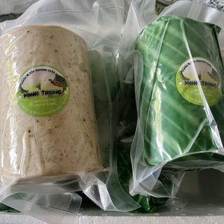 LÁ CHUỐI GIẢ/ LÁ CHUỐI PLASTIC GÓI CHẢ LỤA, NEM CHUA, BÁNH CHƯNG