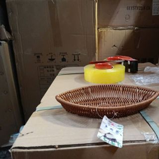 8945. khay rổ mây xoài đen ( Thùng 120c )