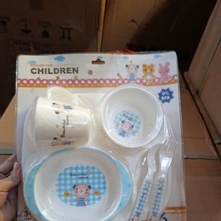 T-4-6 Bộ bát ăn dặm phíp trẻ em (Thùng 40b )
