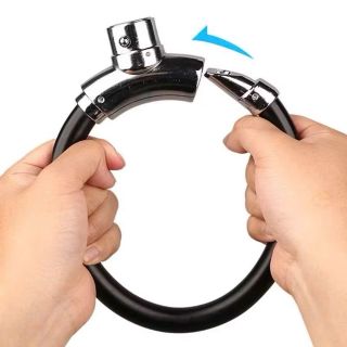 Khóa Tròn Chống Trộm, Khóa Xe Máy Xe Đạp, Dây Cáp Khóa Bằng Hợp Kim Kẽm Cho Xe Đạp Xe Máy, Khóa Xe Hình Tròn
