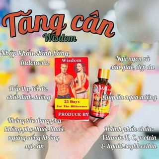 Thuốc tăng cân WisdomWeight–Tăng Cân Hiệu Quả