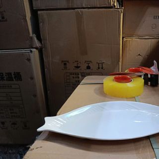 2190 . đĩa cá phíp trắng ( THÙNG 84C )
