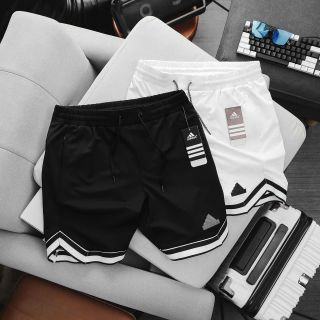 Short das lai bầu thun poly dày dặn mịn mát , trơn láng, co giãn 4c, 3 túi khoá kéo. Size : m l xl 2xl 3xl /12221/8c 3 màu / ri 24c