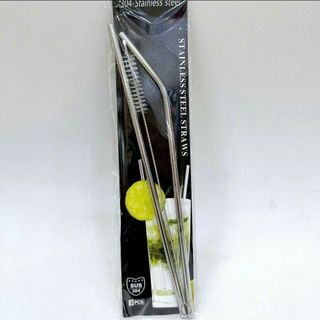 Bộ Ống Hút Inox 304, Ống Hút Thép Không Gỉ An Toàn, Bộ Ống Hút Kèm Cọ Vệ Sinh Ống Hút