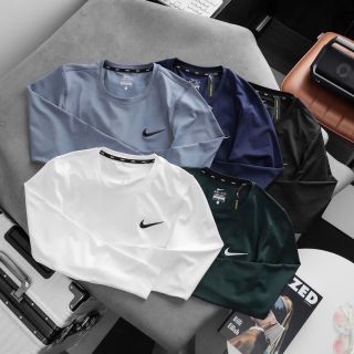 Áo tay dài Nik vải thun poly mịn mát Sz mlxlxxl/2222