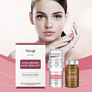 Bộ dưỡng ẩm Lăn Kim Hyaluronic Acid Skin Kit Collagen Chuyên sâu 20ml(10ml*2) (HÀNG giá Tận Xưởng)