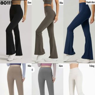Lên mã Quần LOE mới siêu Hot. Quần Ống Loe Lulu Có Túi QC Cao Cấp - Chất thun lạnh mịn mát fit dáng - 6 màu Size M L Sẵn kho