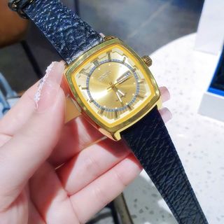ĐỒNG HỒ NAM TRUNG CẤP XEIKO DÂY DA ĐEN GIẢ CƠ