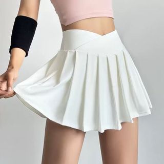 Váy nữ tennis/ cầu lông/golf/ pickleball đai chéo Chất liệu: thun poly Size: MLXLXXL Ri: 2221 Tách nửa ri được