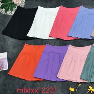 Váy nữ tennis/ cầu lông/golf/ pickleball đai chéo Chất liệu: thun poly Size: MLXLXXL Ri: 2221 Tách nửa ri được