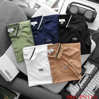 Áo cổ nam cá sấu Chất liệu: poly cá sấu Size : m l xl xxl ( 60-90kg ) Ri :2222 ( hàng đẹp xuất )