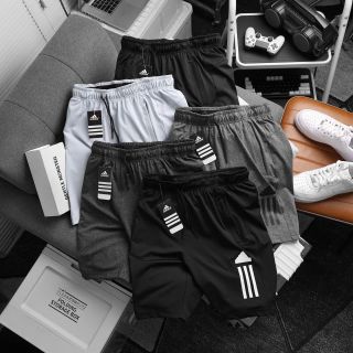 Short das thun poly 2 da trơn láng , co giãn 4 chiều, 3 túi khoá kéo. Size : m l xl 2xl 3xl /12221/8c 5 màu / ri 40c