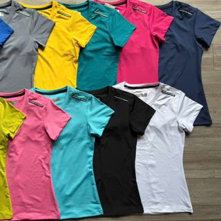 Áo nữ porch thun poly chính phẩm Size m l xl xxl Ri 2222 Tách nửa ri được