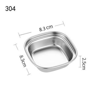 Khay Chấm Inox 1 Ngăn (Thùng 600 Cái)