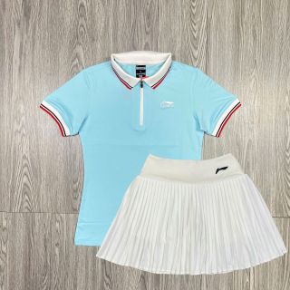Set váy nữ lining áo cổ trụ Size m l xl Ri 222 Tách nửa ri được