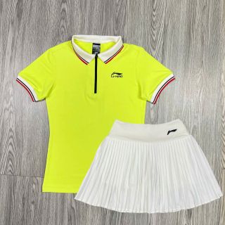 Set váy nữ lining áo cổ trụ Size m l xl Ri 222 Tách nửa ri được