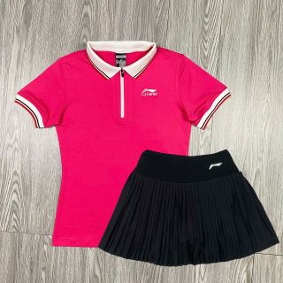 Set váy nữ lining áo cổ trụ Size m l xl Ri 222 Tách nửa ri được