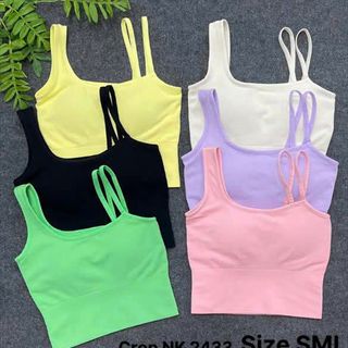 Crop NK 2433 kho về lô mới - chất dệt, sẵn mút