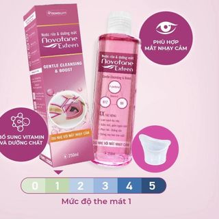 Nước Rửa Dưỡng Mắt Novotane Exteen 250ml - Sạch Bụi, Giảm Khô Mỏi, Dưỡng Ẩm Tự Nhiên