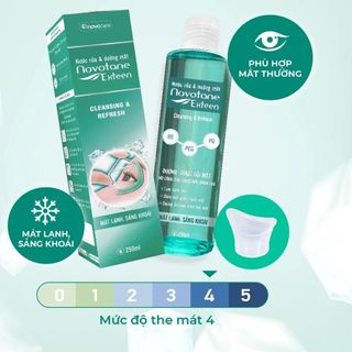Nước Rửa Dưỡng Mắt Novotane Exteen 250ml - Sạch Bụi, Giảm Khô Mỏi, Dưỡng Ẩm Tự Nhiên
