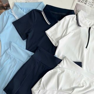 Kho về Set đùi váy 2411 mới - chất thun lạnh