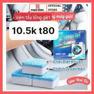 Viên Tẩy Sạch Lồng Giặt - Khử mùi, bảo vệ máy giặt