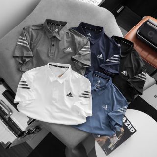 Polo das vải chính hãng cực đẹp. Thun poly 4c trơn láng, mát rượi, co giãn 4c thoải mái, logo thêu Size : m l xl 2xl 3xl /12221/8c 5 màu/ ri 40c