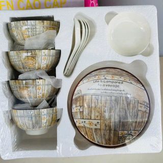 BỘ CHÉN SỨ 10 MÓN QUÀ TẶNG CAO CẤP