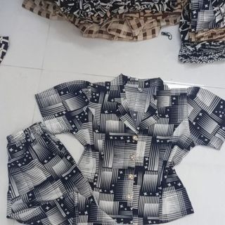 Đồ Bộ Mango Quần Ống Suông Áo Cổ Vest