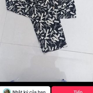Đồ Bộ Mango Quần Ống Suông Áo Cổ Vest