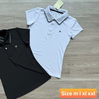 Áo cổ lá 3 lulu thun poly 4 chiều xịn ,trơn láng, mát rượi, co giãn thoải mái - Size : m l xl xxl - 8 màu Sẵn kho