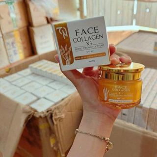 Kem face ngày collagen x3