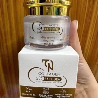 Kem face ngày collagen x3