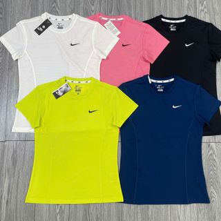 Áo thun Nik lỗ kim , thoáng mát, trơn láng, co giãn thoải mái - Size : M L Xl XXL - 5 màu Sẵn kho