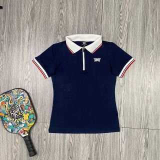 Áo thun poly phối cổ dệt - Phối Váy Si dãn , đùi trong phối cùng màu , thun poly thoáng mát. - Size : S M L XL - 4 màu Sẵn Kho