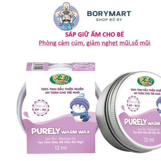 Sáp Giữ Ấm Cho Bé Pozo Kids Giúp Giữ Ấm Cơ Thể, Giúp Bé Ngủ Ngon, Sâu Giấc - Lọ 12ml