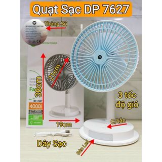 QUẠT SẠC TÍCH ĐIỆN DP 7627
