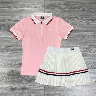 Set váy xếp ly siêu hot - Áo thun poly phối cổ dệt - Váy Si dãn , đùi trong phối cùng màu , thun poly thoáng mát. - Size : S M L XL - 4 màu Sẵn Kho